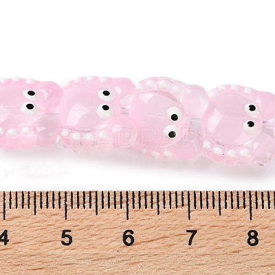 Transparent Glass Beads Strands LAMP-L078-010F-1