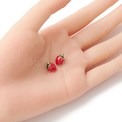 2Pcs Brass Enamel Charms KK-YW0001-80-1