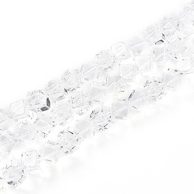 Natural Quartz Crystal Beads Strands G-N347-04-1