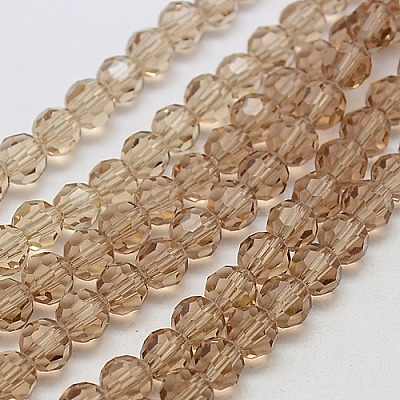 Glass Beads Strands EGLA-J042-6mm-21-1