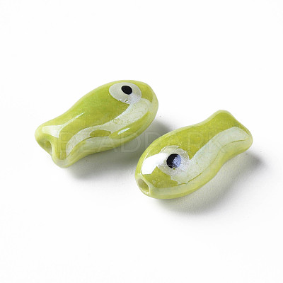 Handmade Porcelain Beads X-PORC-T007-06-1