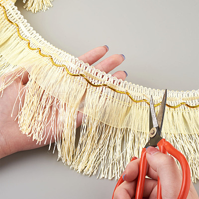 Polyester Tassel Fringe Trimming OCOR-TAC0008-21F-1