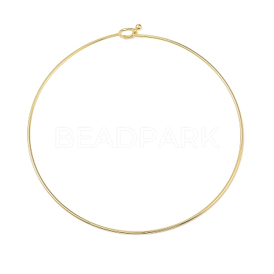 Rack Plating Brass Choker Necklaces NJEW-Q348-03G-1