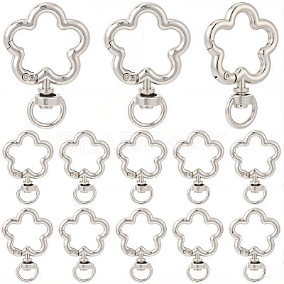 24Pcs Alloy Swivel Clasps FIND-SC0017-49B-1