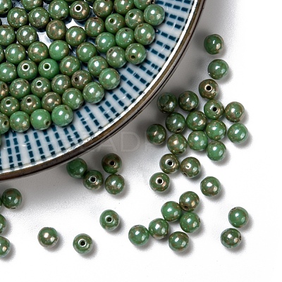 Czech Glass Beads GLAA-F101-C15-1