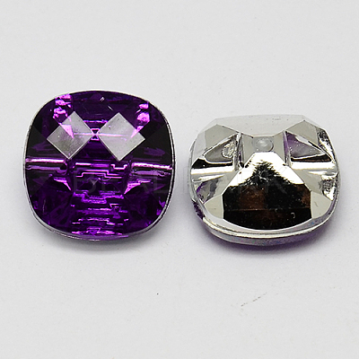 Taiwan Acrylic Rhinestone Buttons BUTT-F018-28mm-05-1