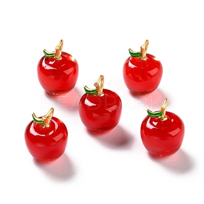 Handmade Lampwork Pendants LAMP-A150-06MG-05-1