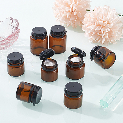 Glass Portable Cream Jar LS-MRMJ-WH0064-48A-1