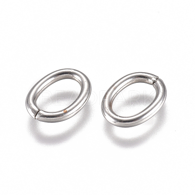 Tarnish Resistant 304 Stainless Steel Open Jump Rings X-STAS-L234-144A-1