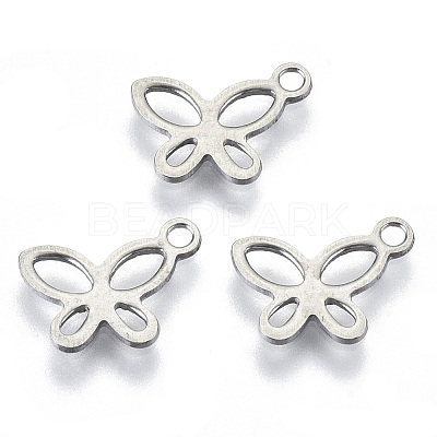 Non-Tarnish 201 Stainless Steel Charms STAS-R116-101-1