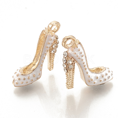 Alloy Enamel Stilettos Pendants ENAM-S115-042D-1