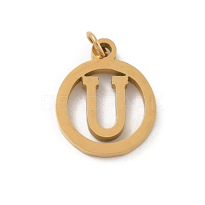 304 Stainless Steel Charms
with Jump Ring LS-STAS-R001-02G-U-1
