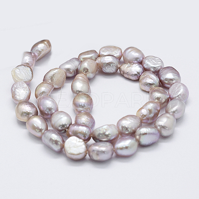 Natural Cultured Freshwater Pearl Beads Strands PEAR-K004-02C-1