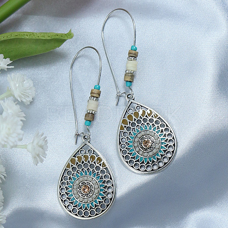 Elegant and Stylish Turquoise Earrings with Unique Personality Charm FF3029-5-1