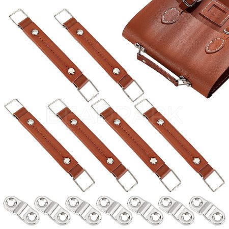 WADORN 6 Sets PU Leather Handbag Straps FIND-WR0005-52-1