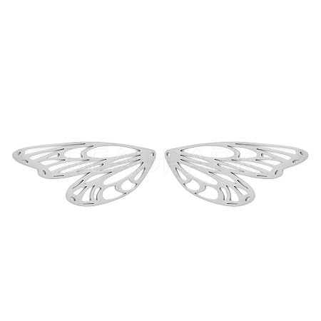 304 Stainless Steel Pendants STAS-WH0033-06P-1