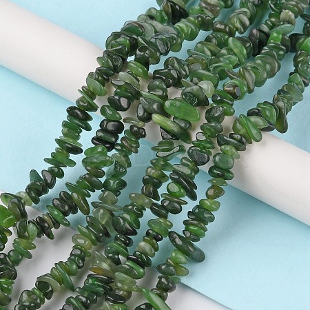 Natural Jade Beads Strands G-G0003-B37-1