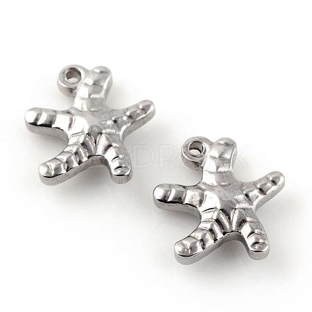 201 Stainless Steel Charms STAS-S047-038-1