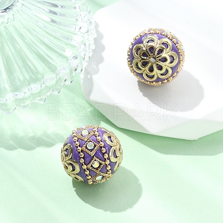 Handmade Indonesia Beads IPDL-YW0001-01G-1