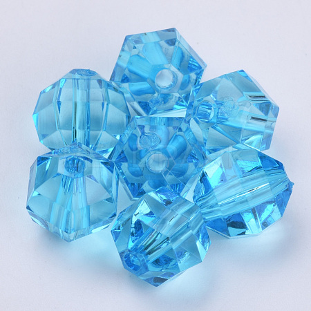 Transparent Acrylic Beads TACR-Q256-8mm-V40-1