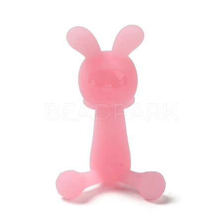 Rabbit Shape Silicone Teether Boys Girls Baby Molar Teether Chew Toys SIL-G007-01-1