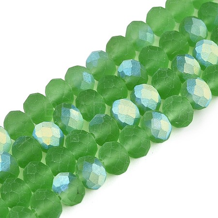 Transparent Glass Beads Strands EGLA-A044-T8mm-MB11-1
