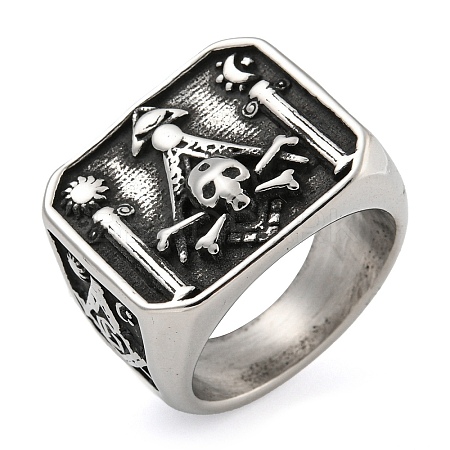 304 Stainless Steel Ring RJEW-B055-01AS-05-1