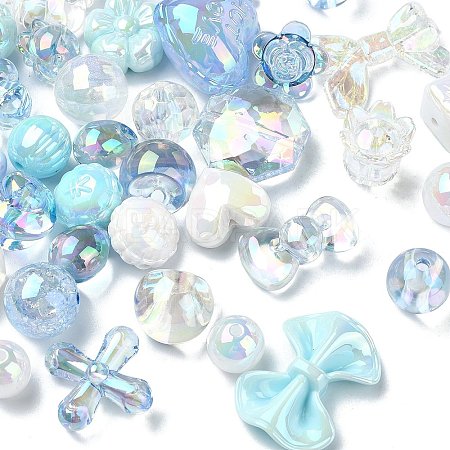 Opaque Acrylic Beads OACR-CJC0007-09-1
