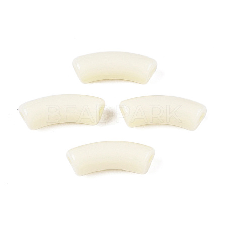 Opaque Acrylic Beads MACR-S372-001B-S019-1