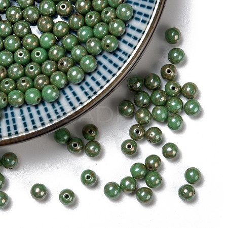 Czech Glass Beads GLAA-F101-C15-1