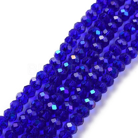 Electroplate Glass Beads Strands EGLA-A044-T1mm-L06-1