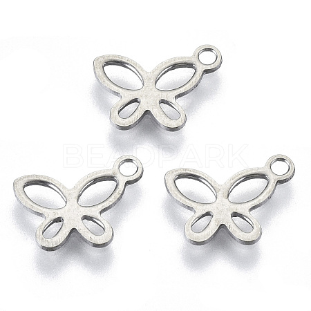 Non-Tarnish 201 Stainless Steel Charms STAS-R116-101-1
