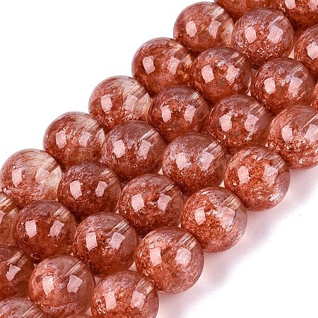 Transparent Half Spray Painted Glass Beads Strands LS-GLAA-Q110-02A-07-1
