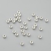 PVD Vacuum Plating Brass Round Spacer Beads X-KK-I601-3mm-S-RS-2