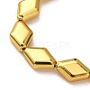 Electroplate Glass Beads Strands EGLA-H109-11F-3