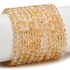 Heated Natural Citrine Beads Strands GG-CBA77FB-B10-4mm-2