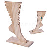 Wooden Anklets Display Stands ODIS-WH0025-224B-1