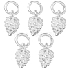 Beebeecraft 5Pcs 925 Sterling Silver Charms STER-BBC0002-23-1