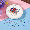 Pointed Back Glass Rhinestone Cabochons RGLA-YS0001-05-7