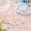 48Pcs 6 Styles Alloy Enamel Pendants ENAM-TA0003-40-8