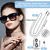 304 Stainless Steel Oval Link Chains Neck Eyeglass Chains FIND-BBC0003-91-2