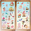 8 Sheets 8 Styles PVC Waterproof Wall Stickers DIY-WH0345-136-1