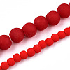 Opaque Glass Beads Strands GLAA-T032-P8mm-MD04-4