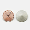 Pointed Back Glass Rhinestone Cabochons X-RGLA-T086-14mm-08-2