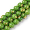 Natural Mashan Jade Beads Strands X-G-F670-A11-10mm-1