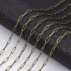 Brass Paperclip Chains X-CHC-S008-001C-AB-5