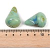 Two Tone Opaque Acrylic Imitation Gemstone Beads OACR-T033-11B-3