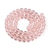 Transparent Glass Bead Strands GLAA-R095-8mm-35-2