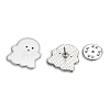 Ghost Shape Enamel Pin JEWB-N007-214-3