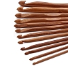 12Pcs Carbonized Bamboo Knitting Needles PW-WG37861-01-3